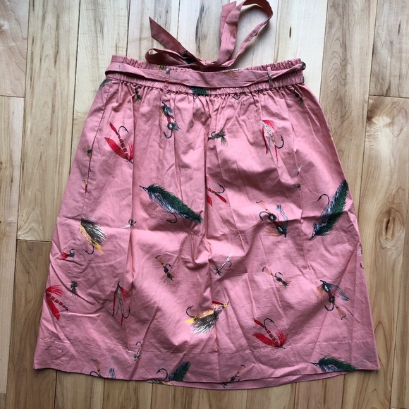 LL Bean Poplin Skirt - Picture 6 of 9